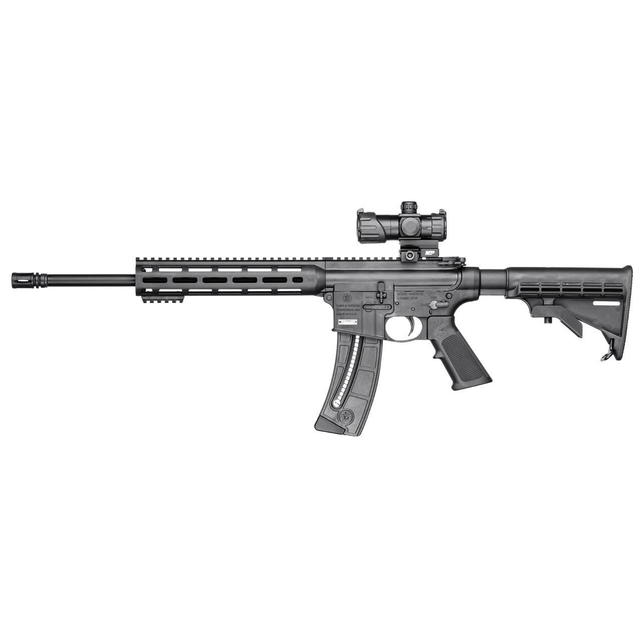 RIFLE M&P 15-22 CALIBRE .22 LR - PLATAFORMA AR - CAPACIDAD 25 TIROS